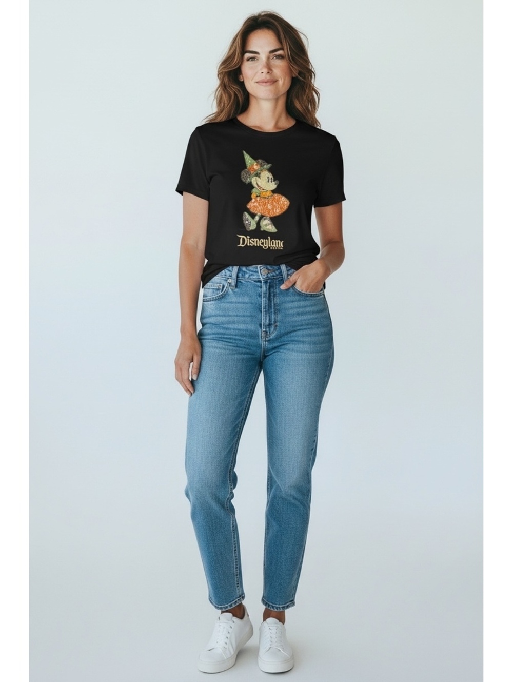 Disneyland Resort Minnie Mouse Halloween T-Shirt Black Size Small